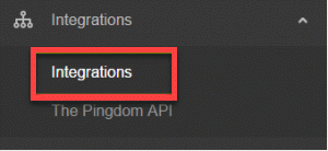 Pingdom integrations